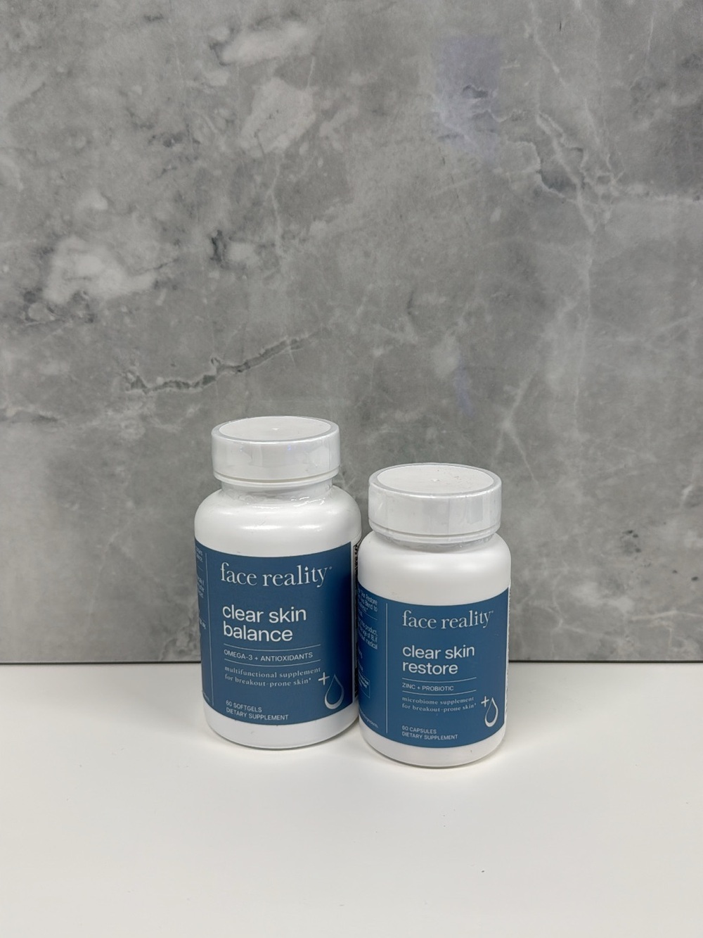 Face Reality Clear Skin Balance & Restore Supplements